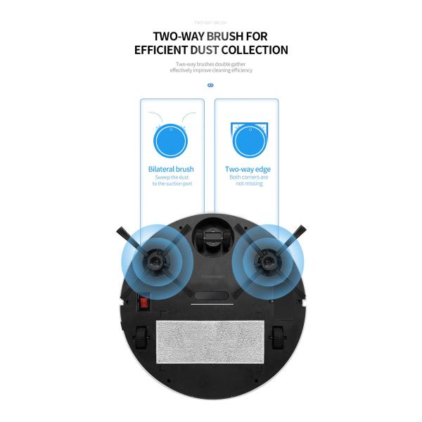 CCC Smart Sweeping Robot Vacuum Cleaner 800pa Floor Cleaning Robot