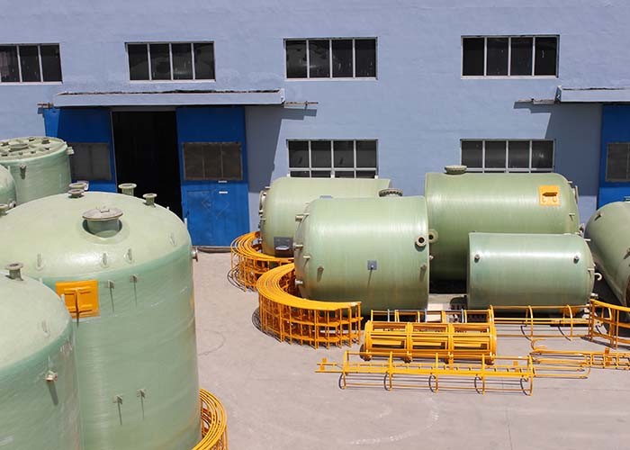 10000 Gallon Fiberglass FRP Horizontal Tank For Water Oil Gasoline Acid Alkali