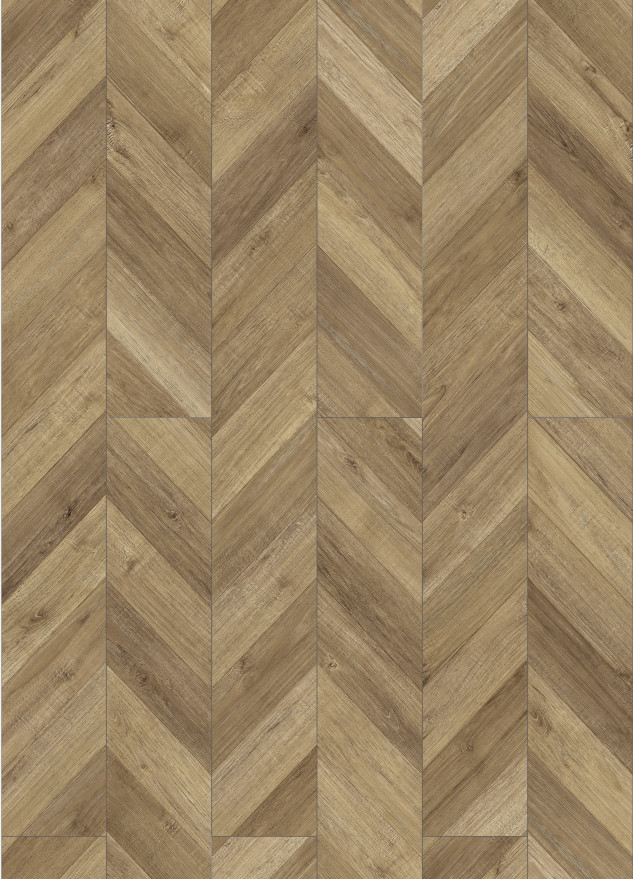 0.5mm SPC Luxury Vinyl Flooring Herringbone Oak Burlywood Wood Grain GKBM DP-W82243