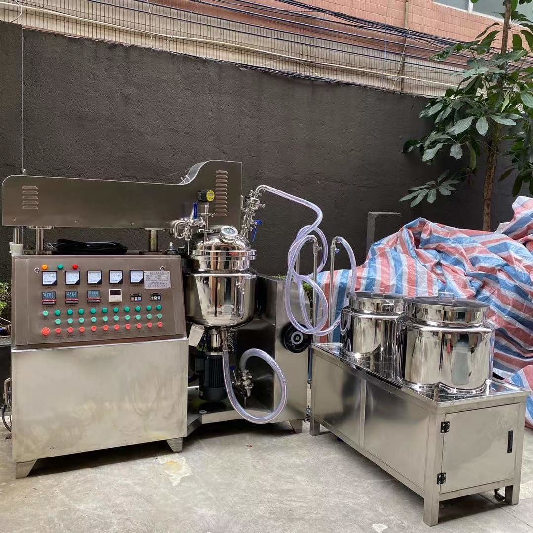 CE certification Skin whitening face cream making machine Cosmetics mixing homogenizer machine