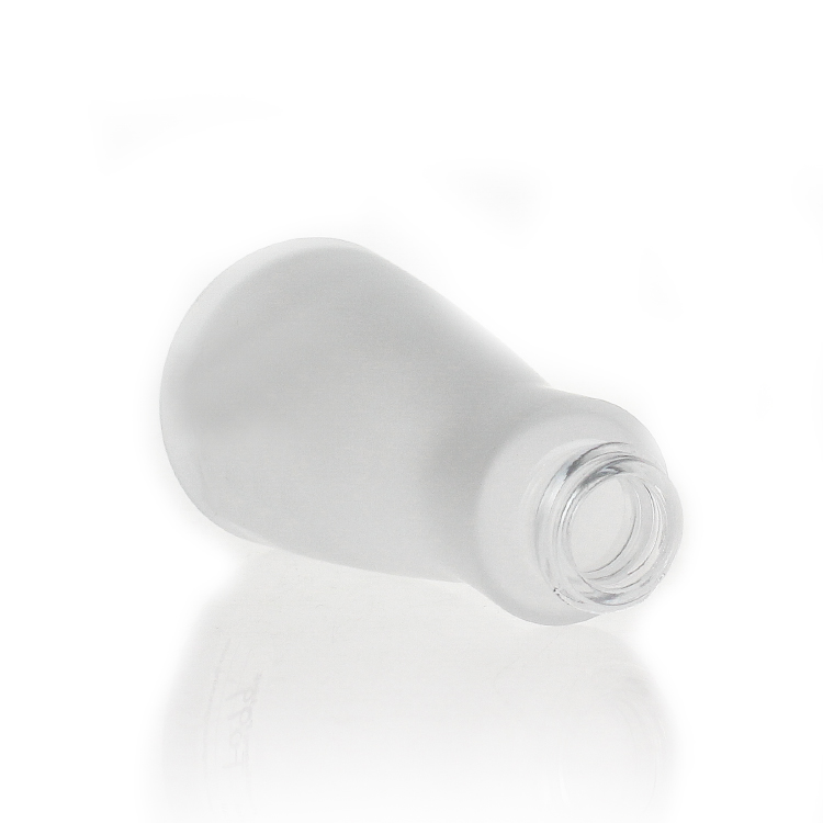 Fancy Glass Bottle Packaging 35ml Liquid Foundation Bottle Lotion Pump Bottle F099
