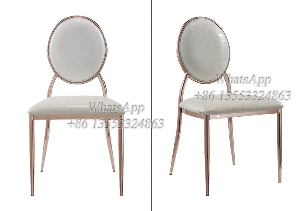 Rose Gold Color Wedding Chairs With Stainless Steel Frame (YS-40)