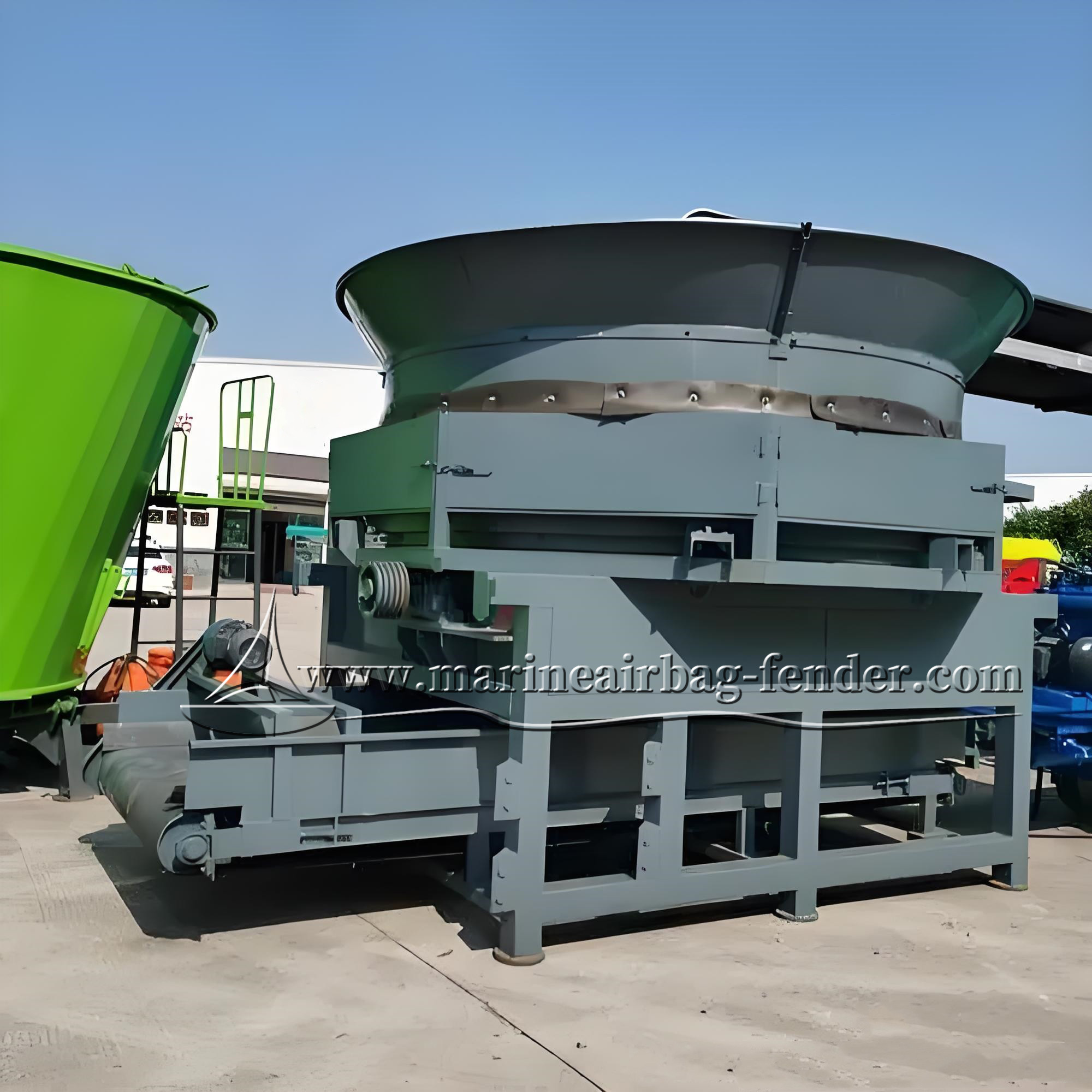 Electricity Powered Pneumatic Conveying System PLC Controlled Jet Rotary Cutting Machine