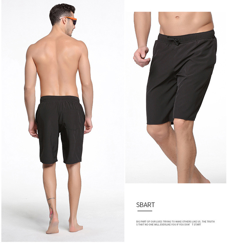 Mens Beach Trunks Soft Mesh Liner Skin Friendly Spcious Front Side Bright Colors
