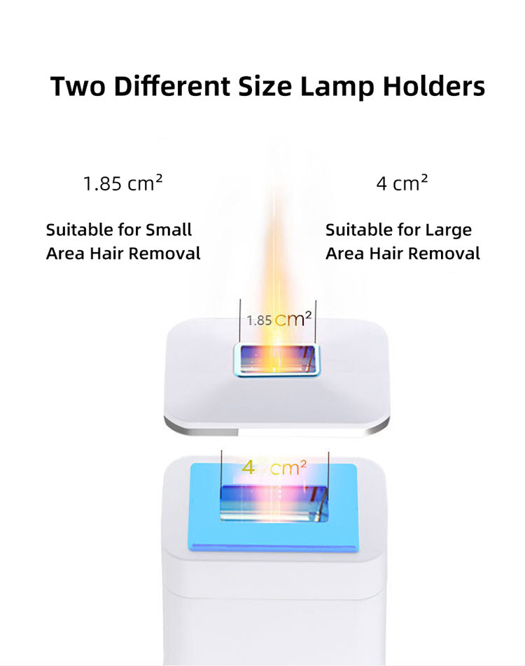 FCC Painless 4CM2 Pulsed Light Ice Cool IPL Permanent Hair Removal