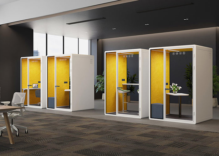 Meet Acoustic Environment Office Pods M Size For 1- 2 Person Soundproof Room Chating Quiet Space