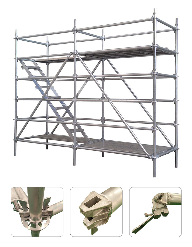 Ring Lock Mobile Steel Scaffolding for Construction Concert
