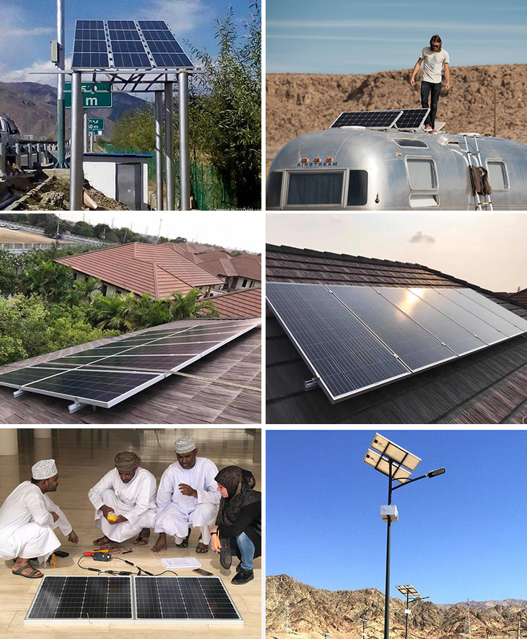 200W Half Cell PERC Solar Panel with 11.28Vmp and Panel Dimensions of 1405*700*30mm