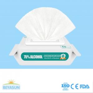 Buy cheap Surface Disinfectant Biodegradable Wet Wipes 99% 70% 75% Ethyl Alcohol Ethanol product