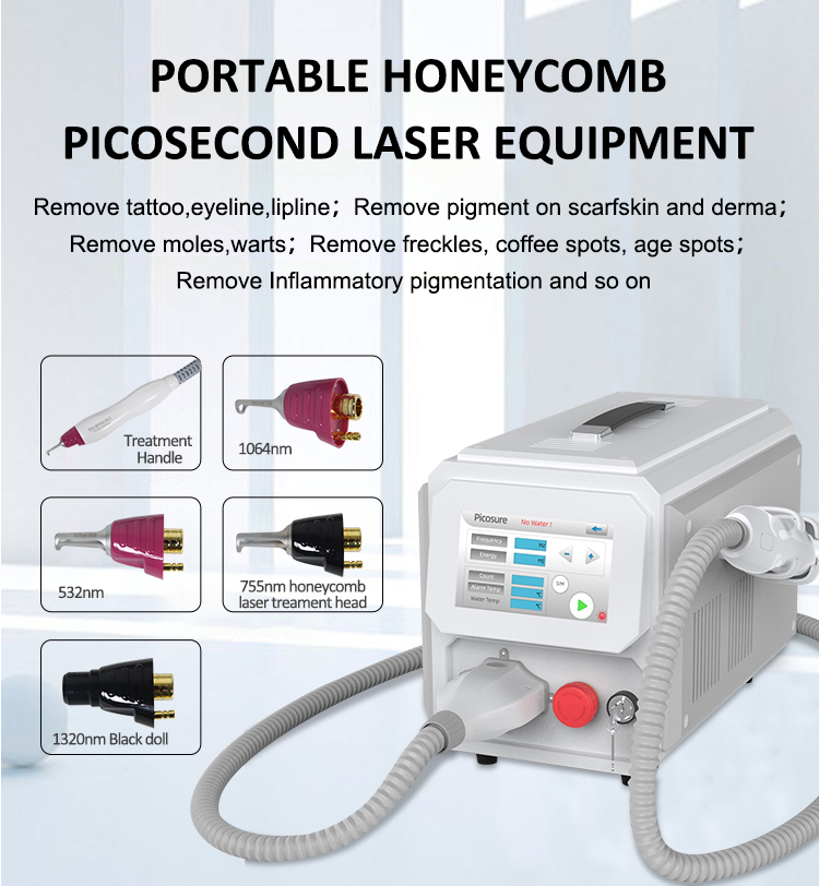 1320nm 755nm Beauty Therapy Machine Pico Laser Skin Rejuvenation Machine