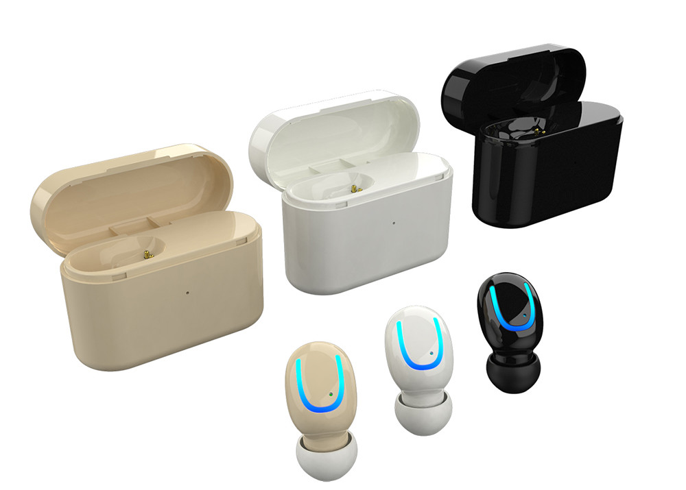 Christmas Gifts Cheap Mono Bluetooth Earphone/Headphone with 500mah charging case
