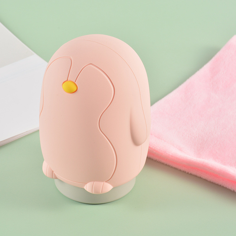 Mini Silicone Hot Water Bottle with Cover Microwave Baby Water Bottles