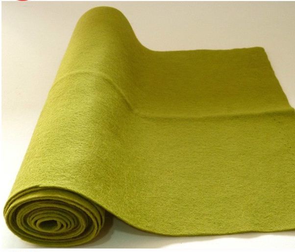 various color wool pressed nonwoven felt,customized thickness felt wool fabric