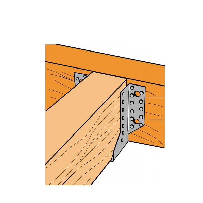 Top Choice Roof Joist Hanger for CNC Stamping Equipment Black Steel Wood Connectors