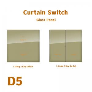 China RS485 Protocol Push Button Light Switch Smart Scene Wall Switch Curtain Switch on sale