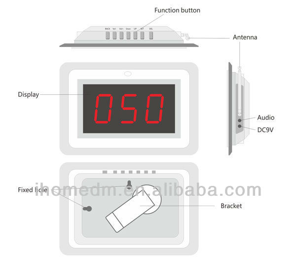 Wrist Bell Doctor Calling System/Nursing Call Button