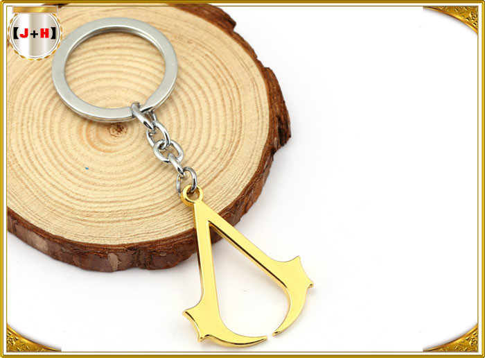 Die Casting 3D Brass Vintage Metal Key Ring Pear Finishing For Promotion With Laser Logo