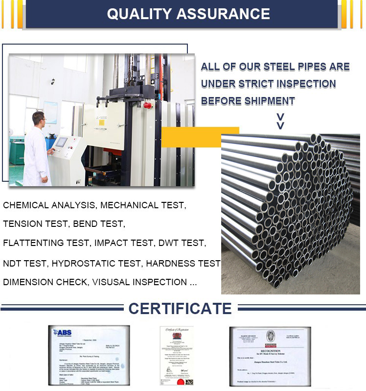 En10312 Sch40 304 Stainless Steel Seamless Pipe Scaffolding For Construction