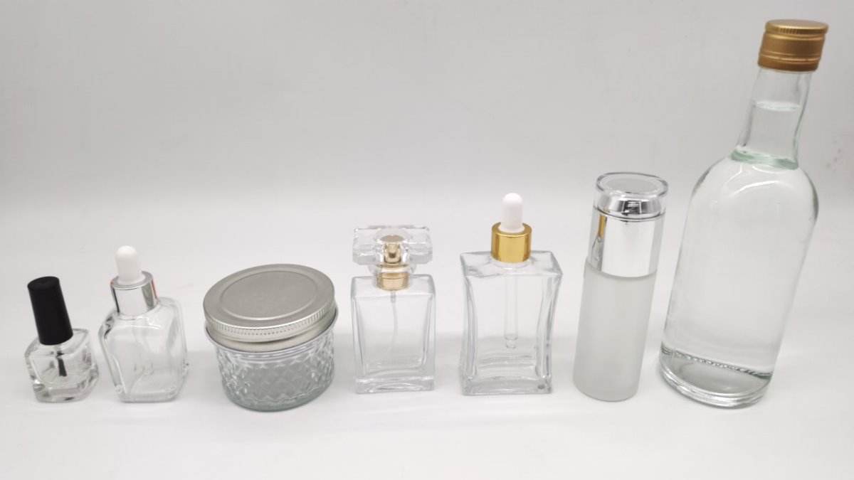 100ml Glass Cosmetic Containers Design Airbag Glass Perfume Spray Bottle