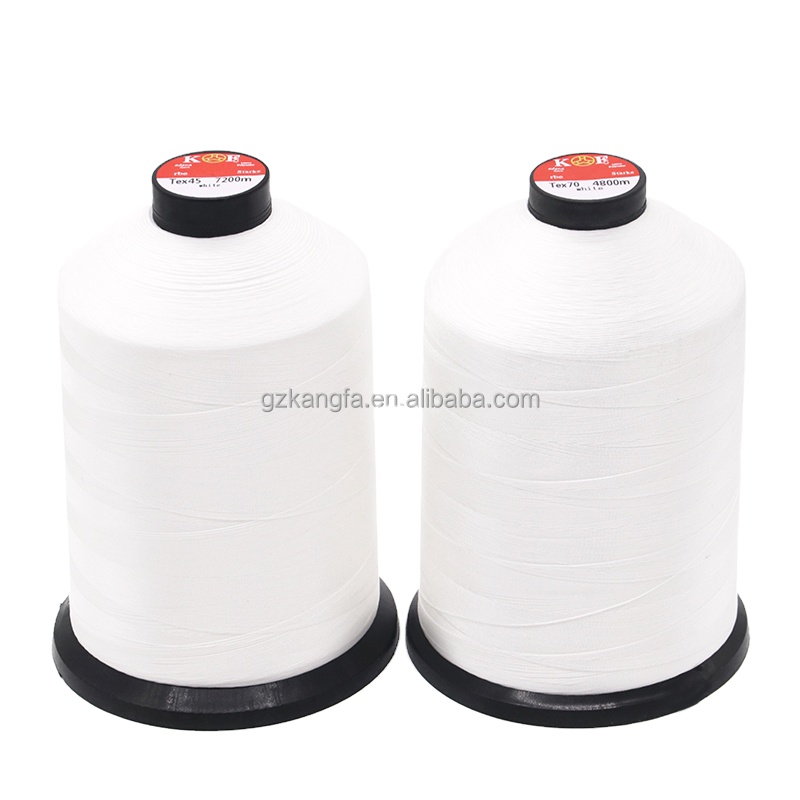 UV Protect 210d/3 White Polyester Heavy Duty Sewing Threads for POLYESTER / NYLON Lovers