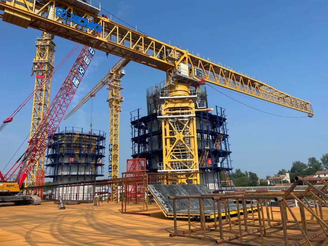 Zoomlion Heavy Industry Tower Crane (6013-6) for Sale, Maximum Boom Tip Lifting 1.3 Tons