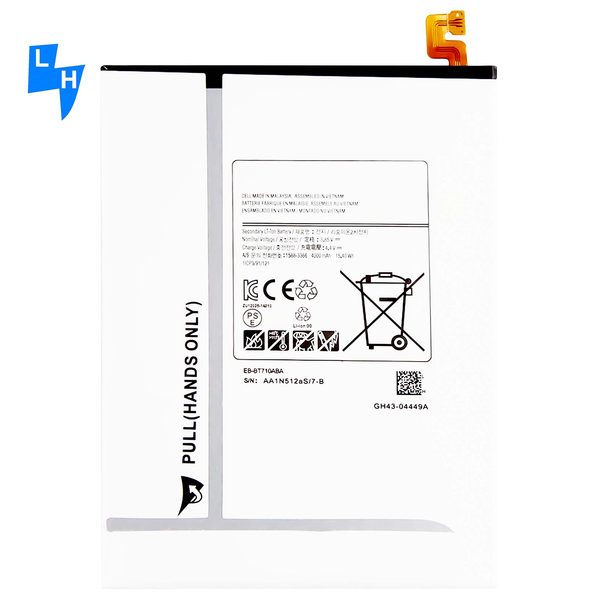 4000mAh Replacement Battery EB-BT710ABE for Samsung Galaxy Tab s2 8.0 T710 Double IC Protection