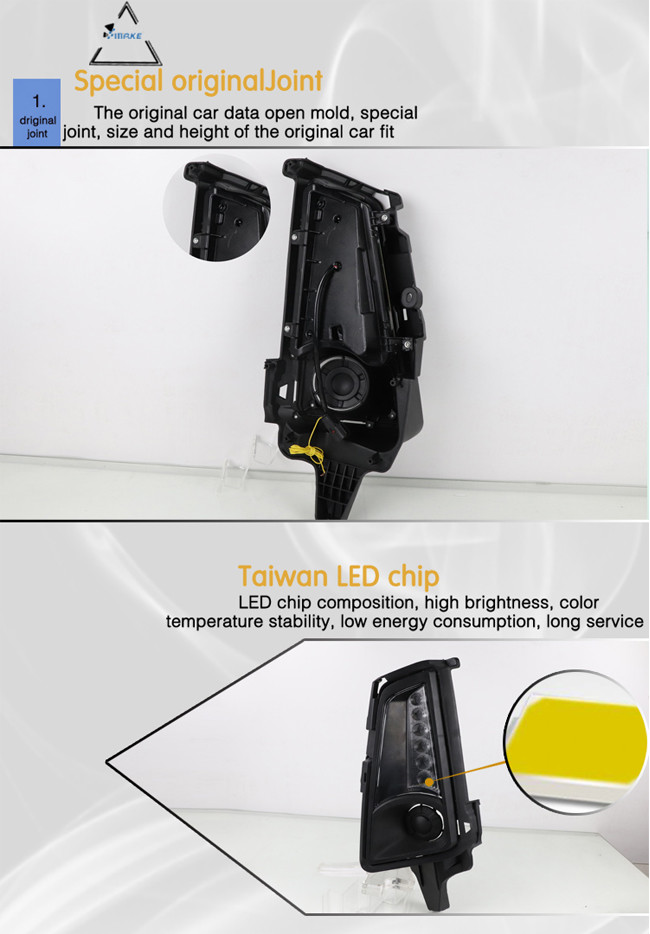 For Toyota Hiace 2019 Car Daytime Running Light Turn Signal Light Flash Waterproof