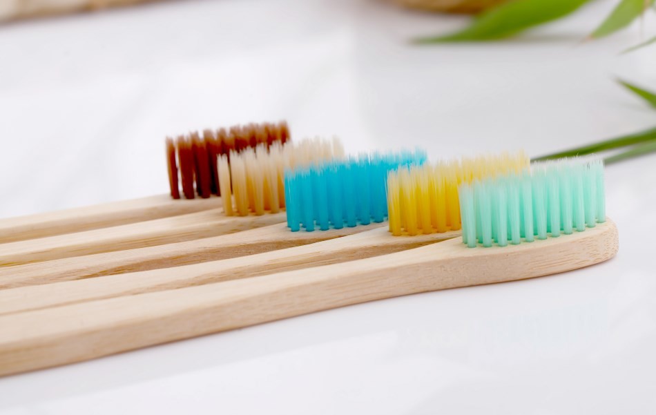 1010 Bristle Reusable Bamboo Toothbrush Portable Biodegradable Toothbrush
