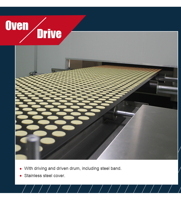 Biscuit Making Assembly Line Steel Conveyor Machine For Food Industry
