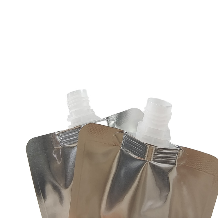 Custom Reusable Stand Up Plastic Spout Pouch for Liquid Juice Digital Print Stand Up Aluminum Foil Spout Pouch