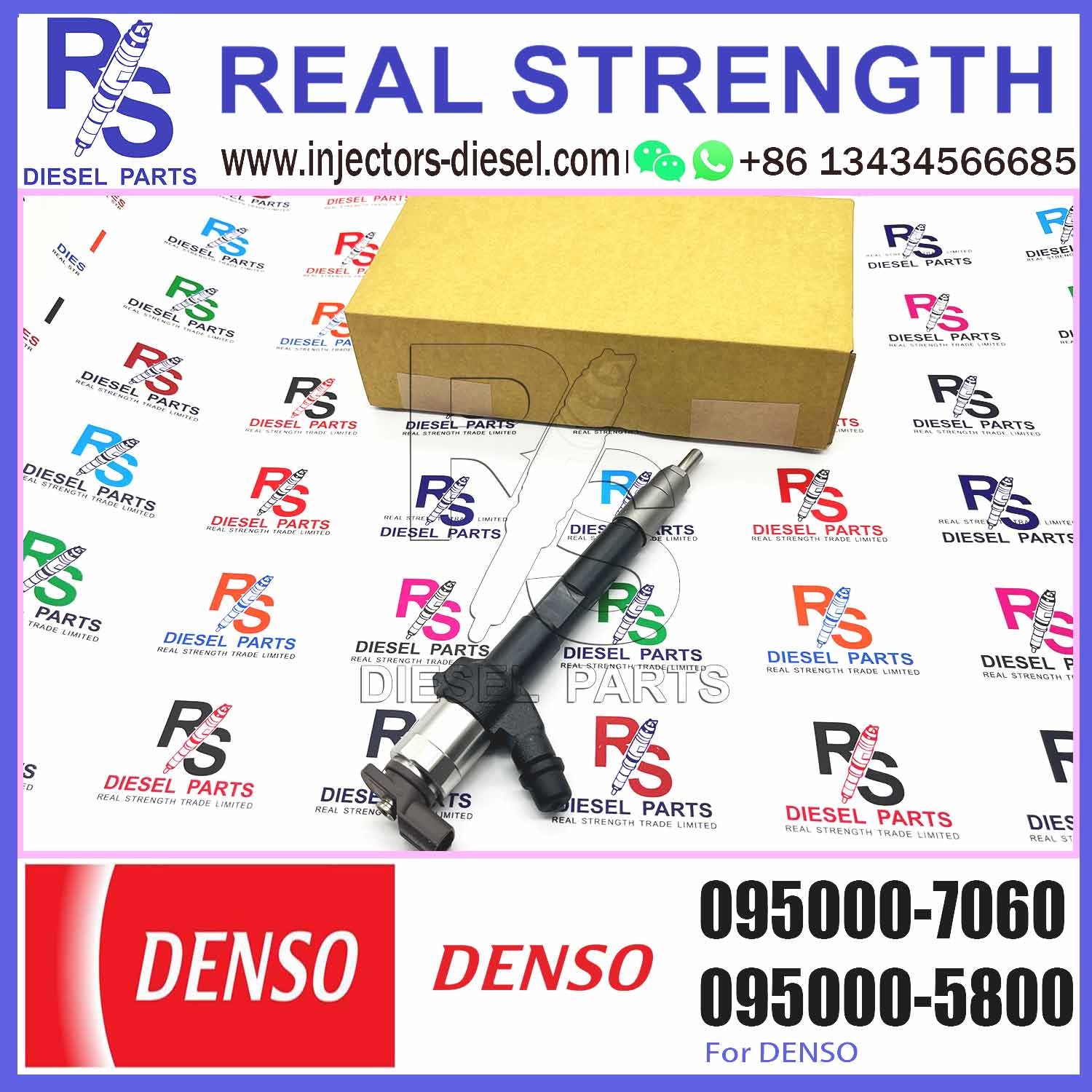 Diesel Injector 095000-7060 6C1Q-9K546-BB For DENSO Ford Transit 2.2 2.4 TDCI Common Rail Injector 095000-7060
