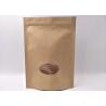 Buy cheap Moisture Proof Kraft Paper Stand Up Pouches Laminated PP Preserve Fragrance from wholesalers