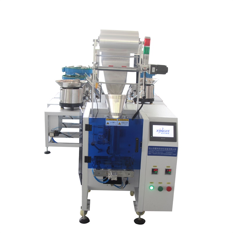 Pva Film Sachet Pouch Multi - disc Screw Hardware Plastic Bags Rotary Bucket Type Packing Machine