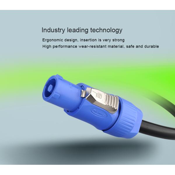 CNLINKO YF-24-C03PE-01-001 Power Quick Plug Socket Ip68 Waterproof Connector Male and Female 20A 3 Pin XLR Powercon Connector