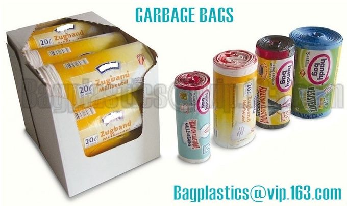 Compostable Biodegradable Household Easy Grab Trash Bags,Star Seal Rolls,Heavy Duty Can Liners, Garbage Bags, Bulk Contr