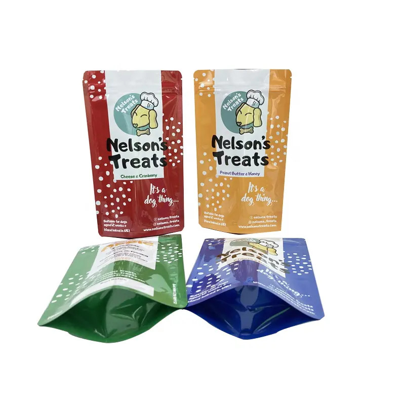 Food Pouch for Pet Food with Zipper Stand Up Zipper Food Packing Pouches