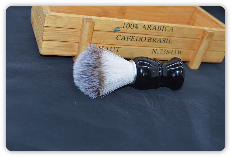 A Classic Black Customized Color Brush for Men Abeis Designer Travel Shaving Brush 2021