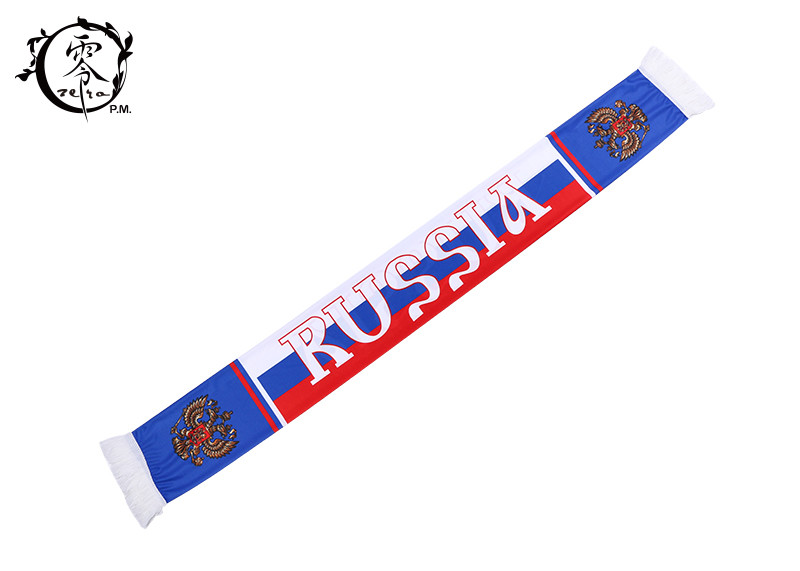 Russian Champions League Sublimation Scarf World Cup For Man