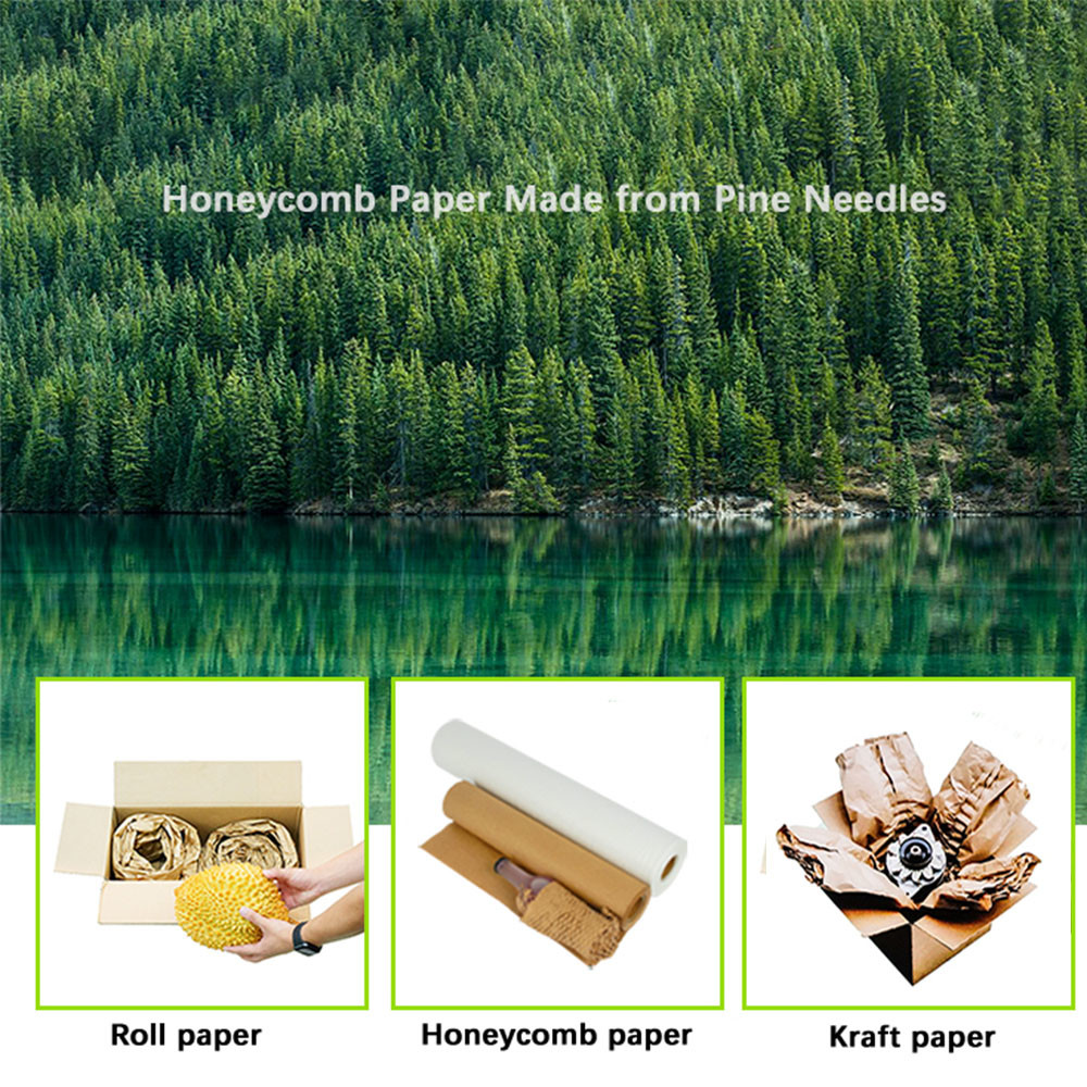 Brown Width 50CM Honeycomb Wrapping Paper For Skincare Products