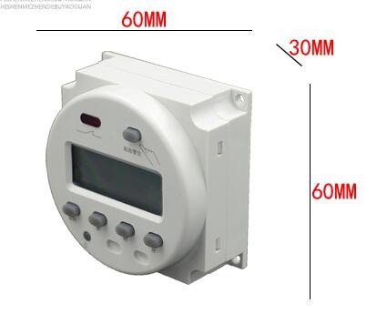 CN101A LCD Digital Power Programmable Timer 12V24V110V220V Time Relay Switch