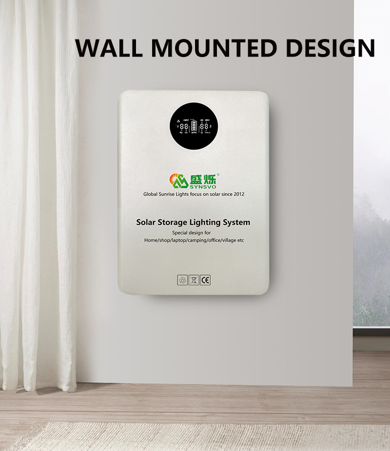 150W PV Energy Storage System 12.8V 20AH Battery For Camping Emergency Garages Sheds