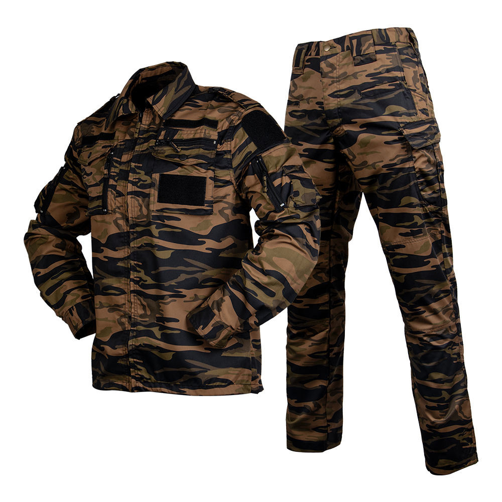 Anti Static Tactical Army Camouflage Uniform 728 Breathable Flame Retardant
