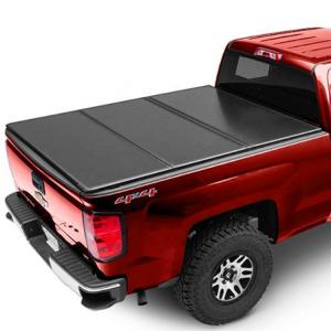 China Hilux 4 Doors D-MAX 2013 Pickup Bed Covers , Truck Tonneau Covers Black Color on sale