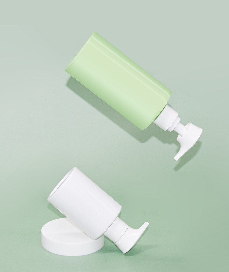 Flat Shoulder Leak Proof PET Lotion Bottle For Body Wash Moisturizer Liquid Soap