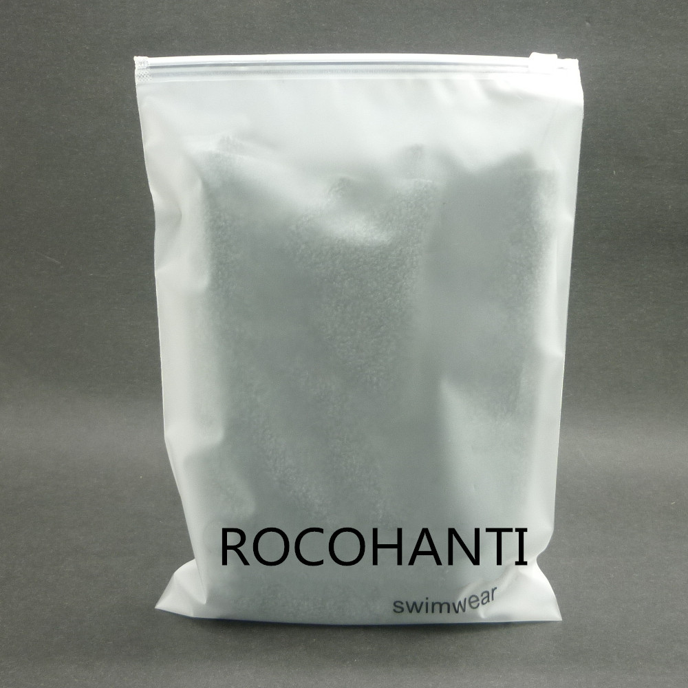 Frosted Seal Zip Lock Plastic Bags For Clothes Underwear Toys Cosmetic Retail Packaging