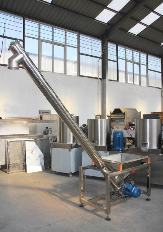 Double Screw Corn Puff Snack Food Extruder Machine Stainless Steel 4