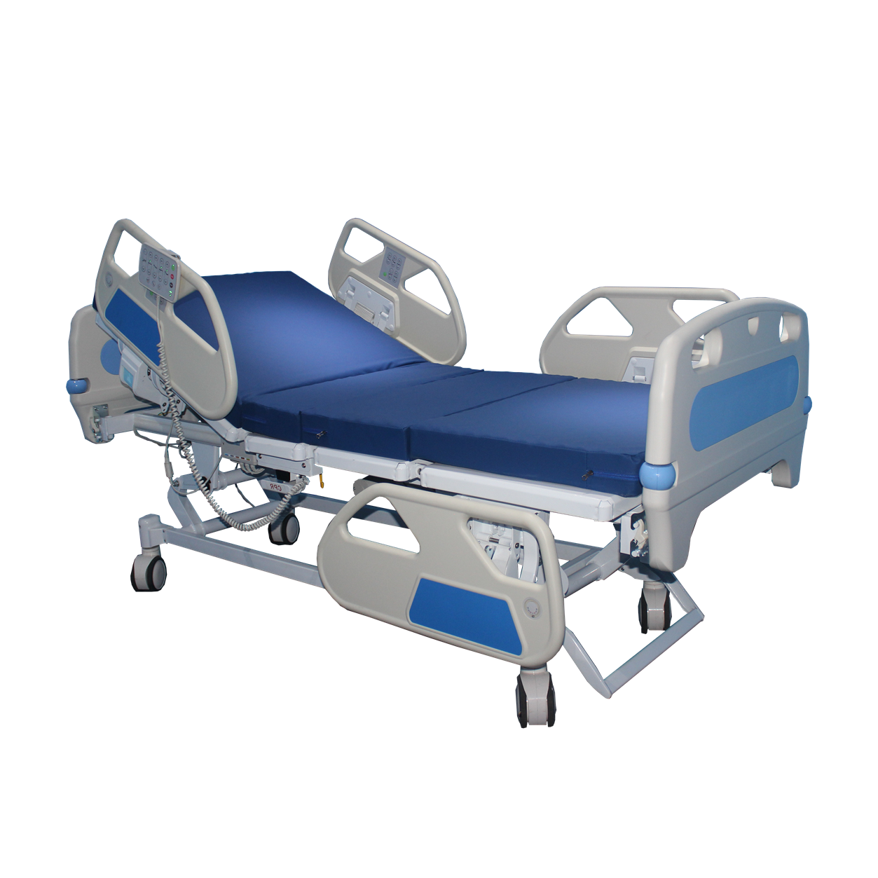 H500MM 220CM Five Eight Function Electric Hospital Bed Manually Operated Home Nursing