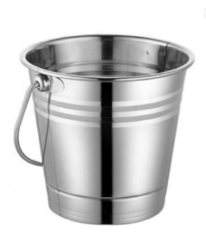 10L Stainless Steel Wine Ice Bucket Two Handle Wine Bottle Chiller Bucket