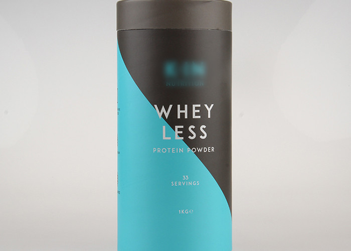 Composite Paper Tube Packaging With Plastic Jar Cream / Powder Packaging