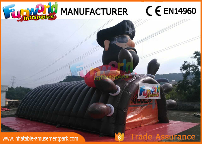 Pirate Inflatable Party Tent , outdoor inflatable Football Helmet Tunnel